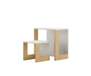 Conjunto de silla y mesa (Colección Alpine)